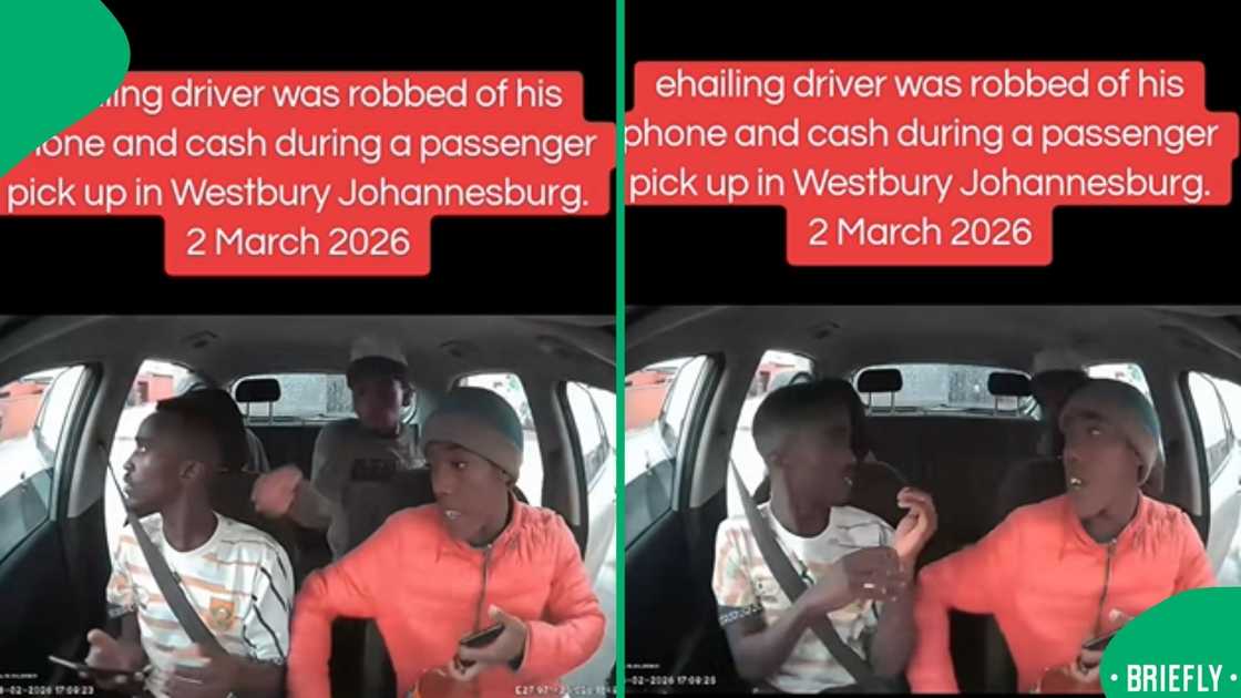 The visual capture the robbery moment