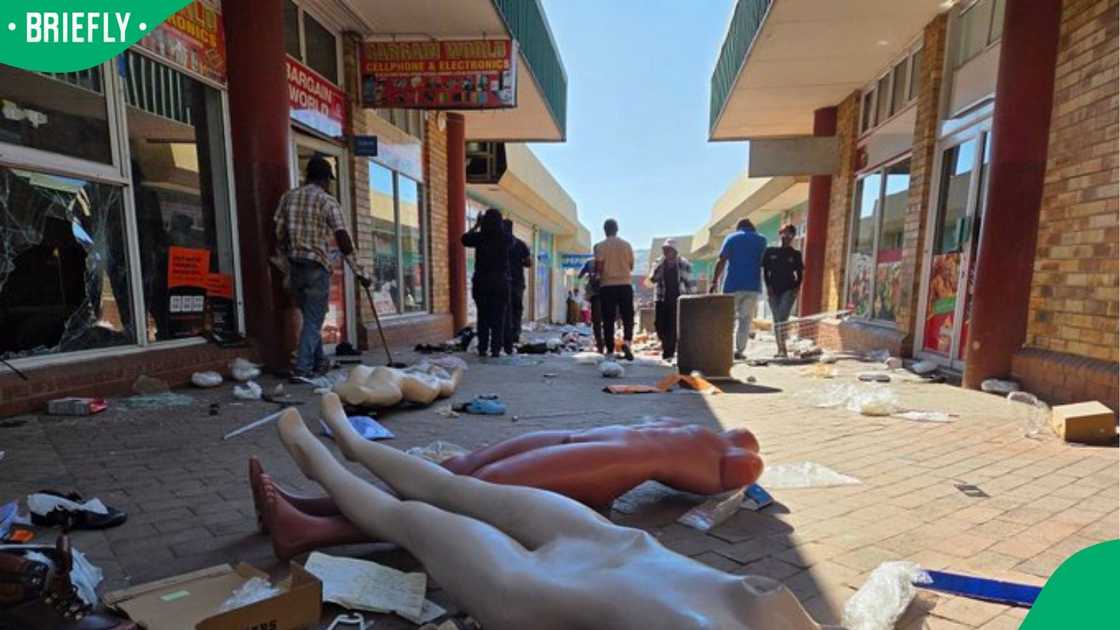 Estcourt residents looted stores belonging to foreign nationals