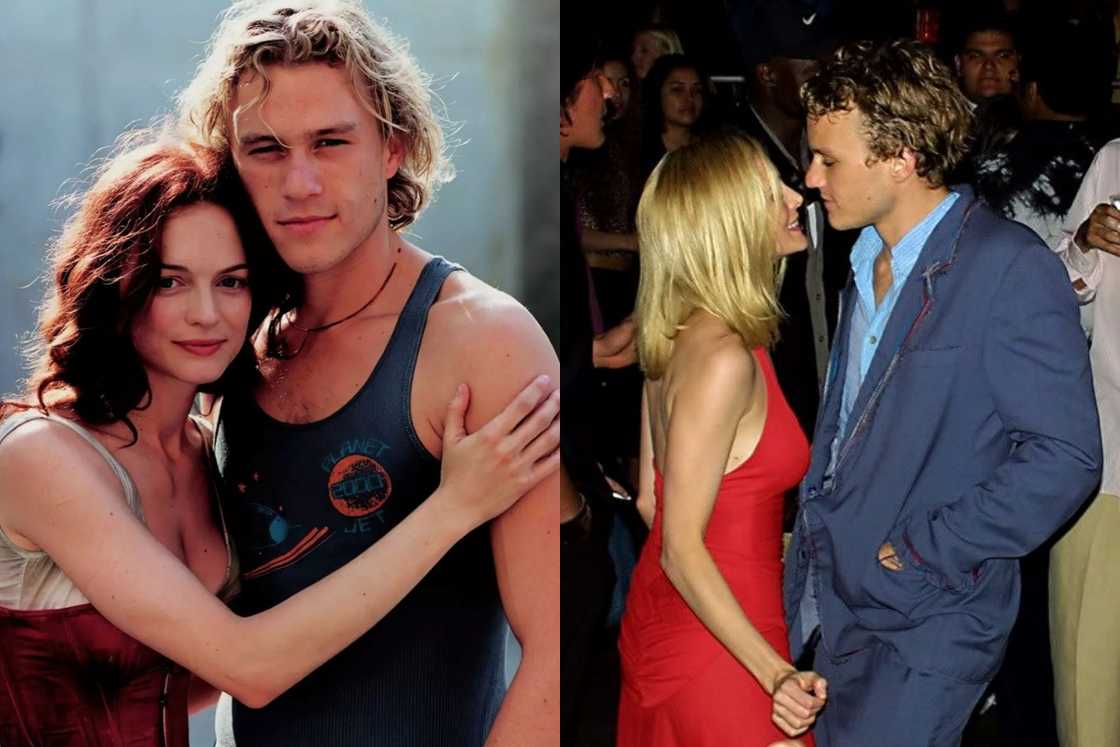 Heath Ledger and Heather Graham