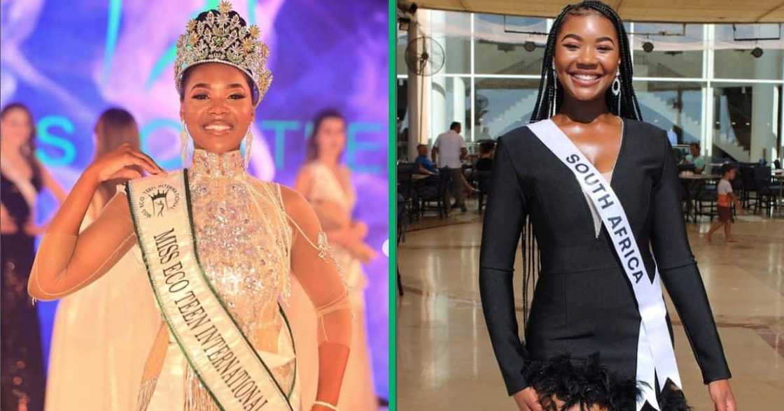 Miss Eco Teen International winner Enhle Mdakane