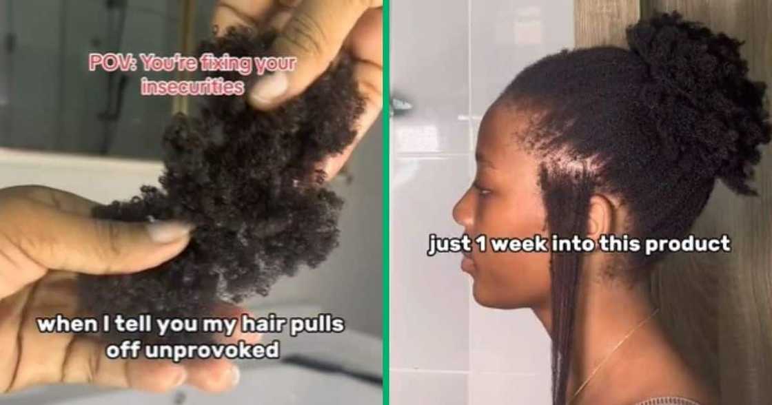 TikTok video of 4c hair falling out TikTok video of 4c hair falling out