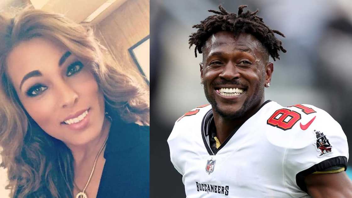 Antonio Brown's fiancé Antonio Brown's fiancé