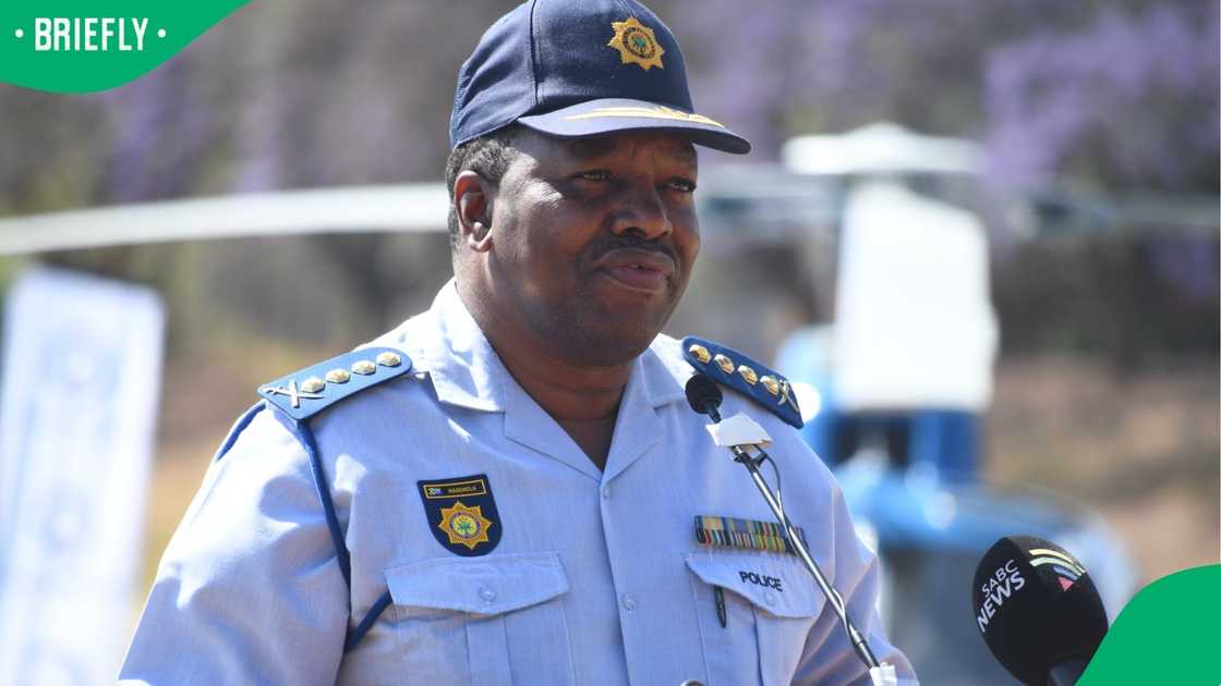 General Fannie Masemola addressed the residents of Westbury