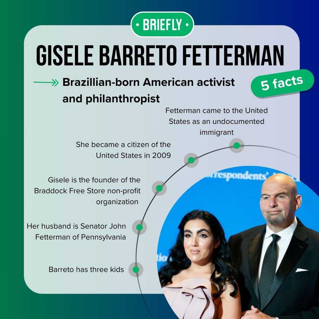 Gisele Barreto Fetterman's facts Gisele Barreto Fetterman's facts