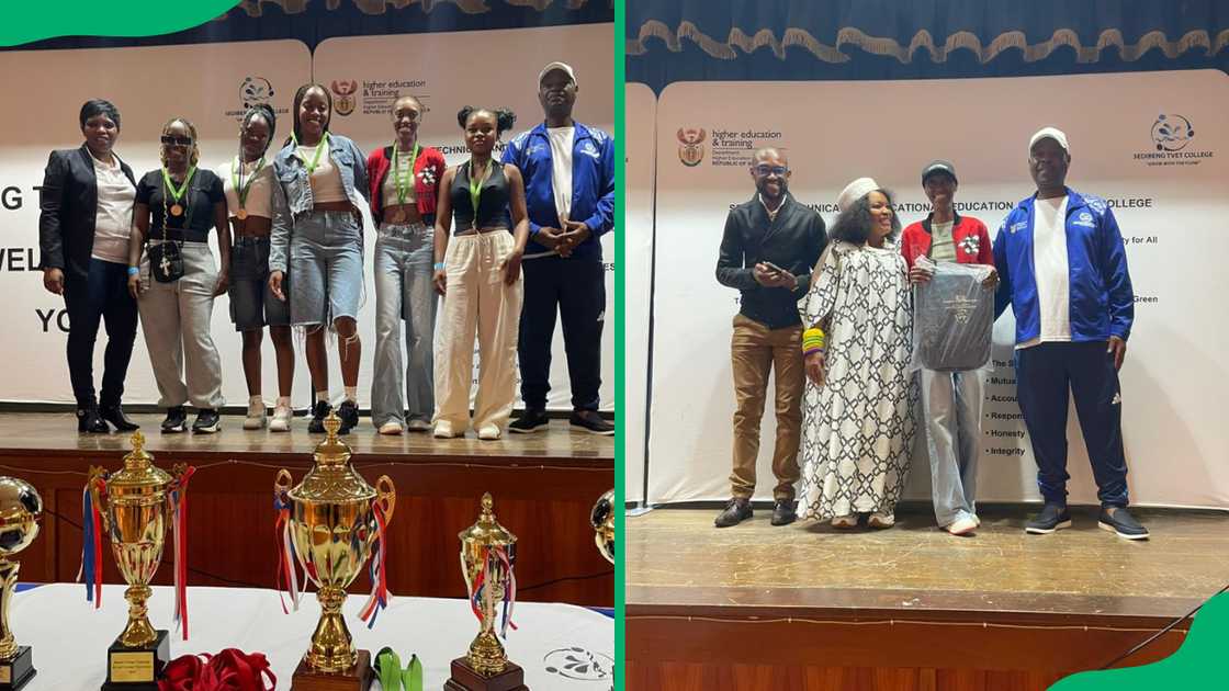 Sedibeng College students during Sports, Arts & Culture Awards 2025