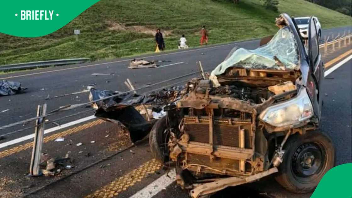 The deadly N2 crash which left eight dead.