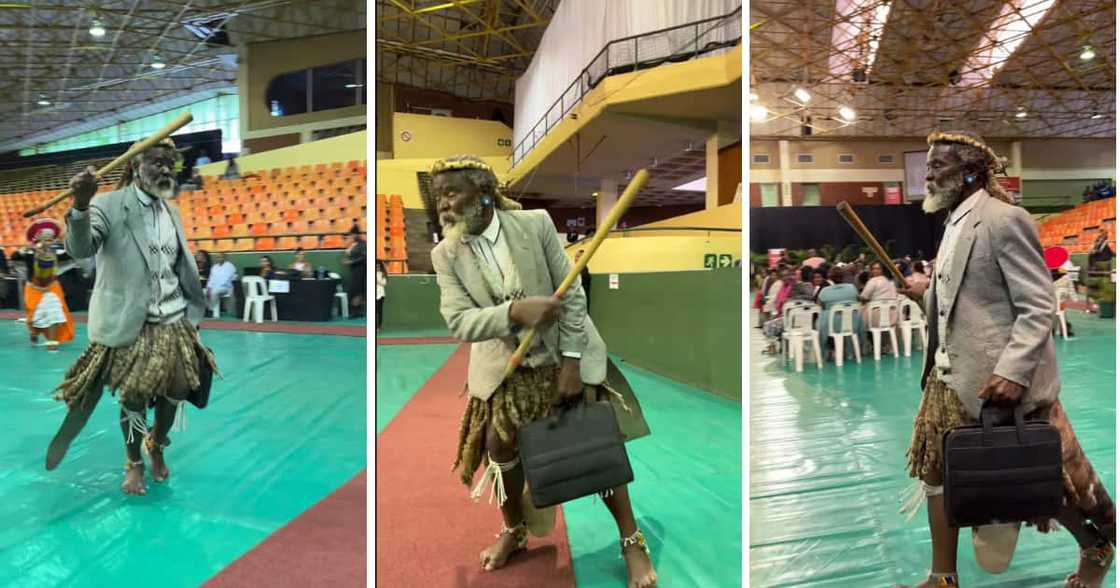 A vibrant senior citizen showed off slick Zulu moves at a UKZN graduation. A vibrant senior citizen showed off slick Zulu moves at a UKZN graduation.