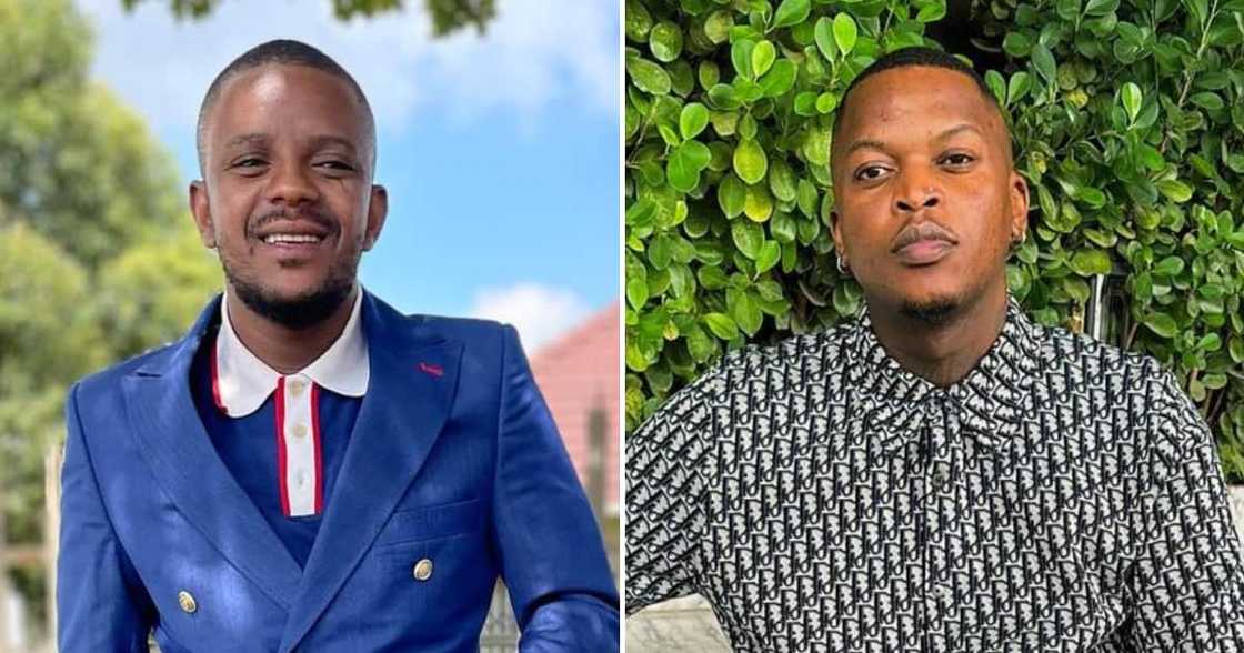 Kabza's viral video backlash has led to Oscar Mbo catching strays over his alleged fake designer clothing. Kabza's viral video backlash has led to Oscar Mbo catching strays over his alleged fake designer clothing.