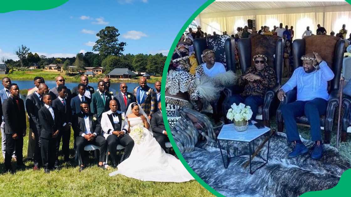 The Gcaba brothers attending family functions