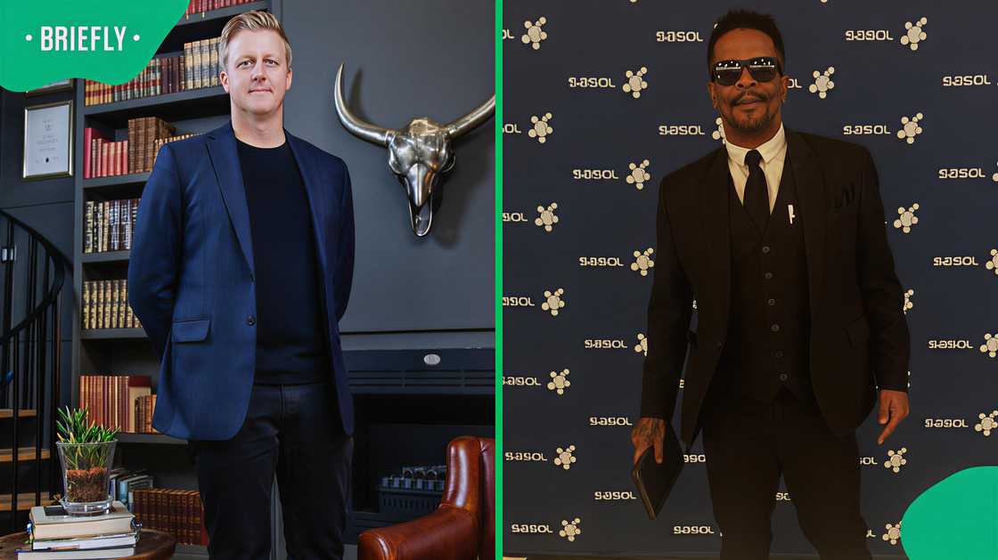 Gareth Cliff cuts off Trevor Gumbi mid-turd tale in an awkward interview moment