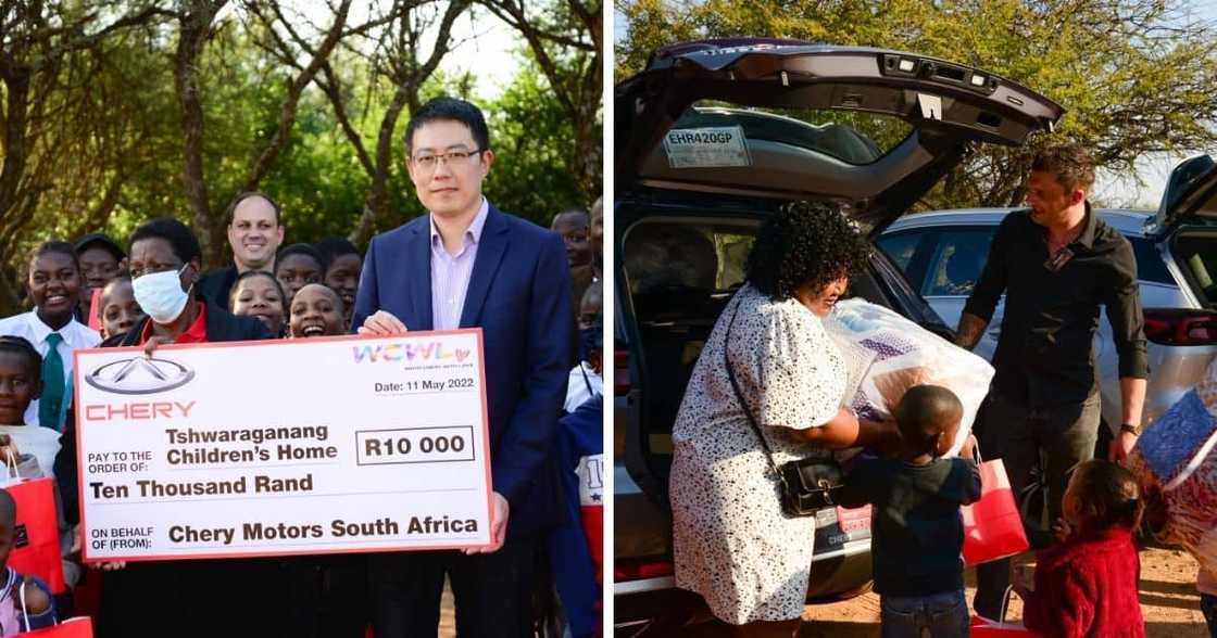 Chery SA, donations, charity