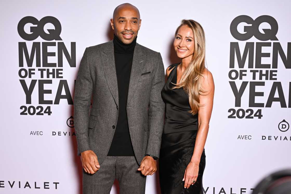 Thierry Henry and Andrea Rajacic Thierry Henry and Andrea Rajacic