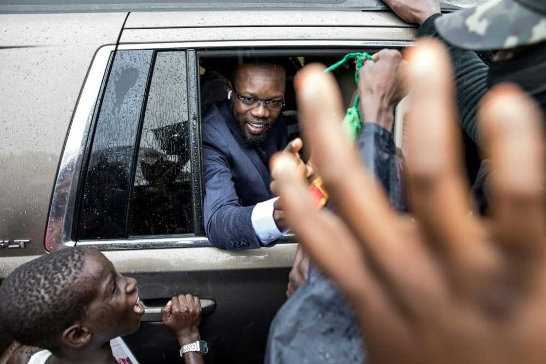 Ousmane Sonko, 48, was accused last year of raping an employee of a beauty salon Ousmane Sonko, 48, was accused last year of raping an employee of a beauty salon