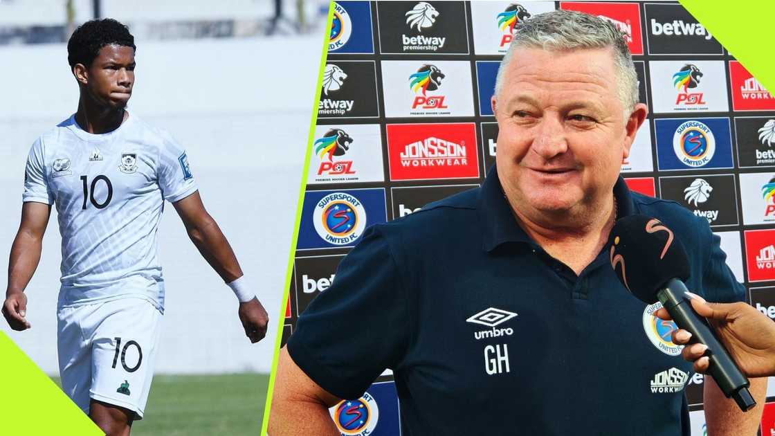 Shandre Campbell is grateful for the tutelage of SuperSport United coach Shandre Campbell. Shandre Campbell is grateful for the tutelage of SuperSport United coach Shandre Campbell.