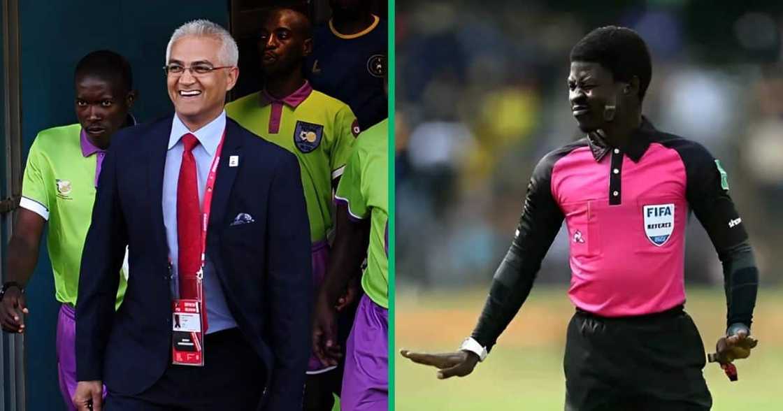 SAFA referee boss Abdul Ebrahim has defended officials such as Jelly Chavani SAFA referee boss Abdul Ebrahim has defended officials such as Jelly Chavani