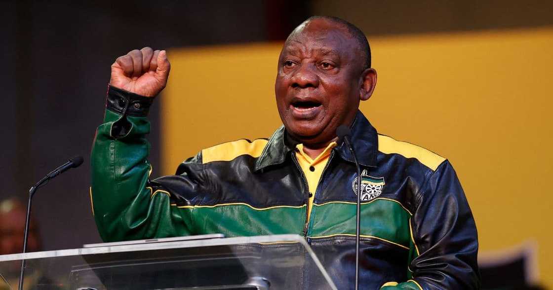 ANC President Cyril Ramaphosa ANC President Cyril Ramaphosa