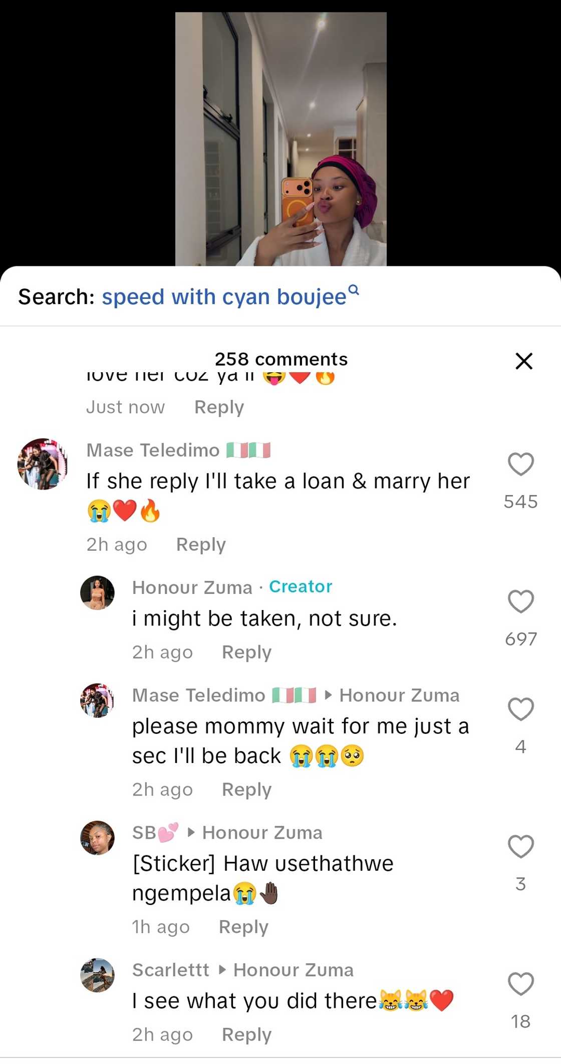 Cyan Boujee responds to marriage rumours