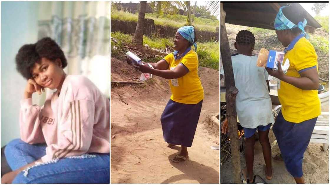 The daughter said the woman sacrificed for her. The daughter said the woman sacrificed for her.