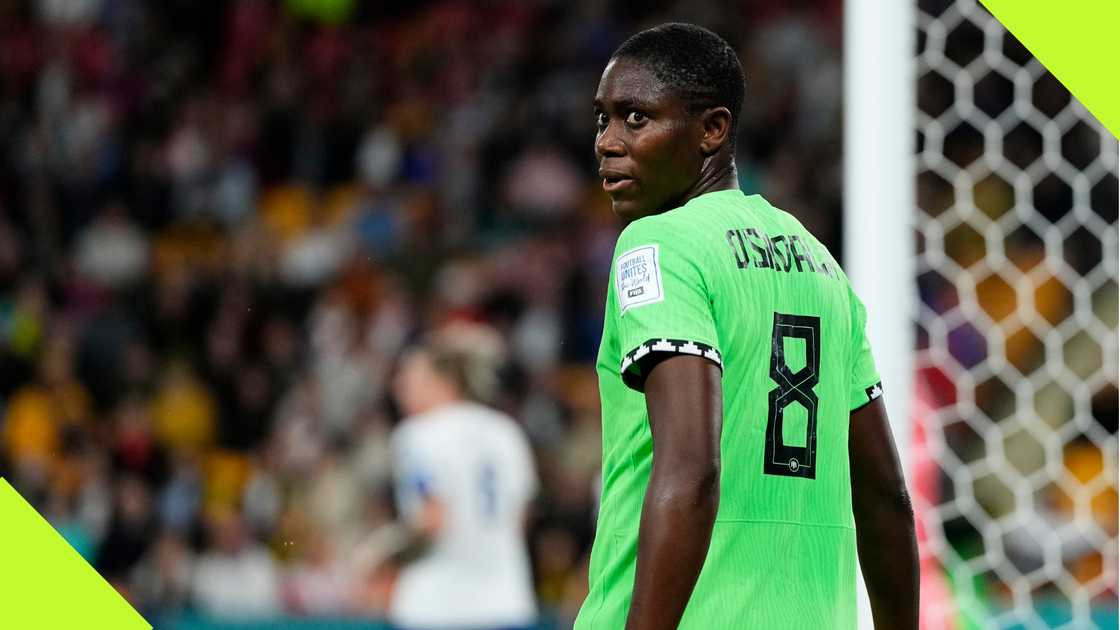 Asisat Oshoala has reacted to Spain's victory over Nigeria. Asisat Oshoala has reacted to Spain's victory over Nigeria.