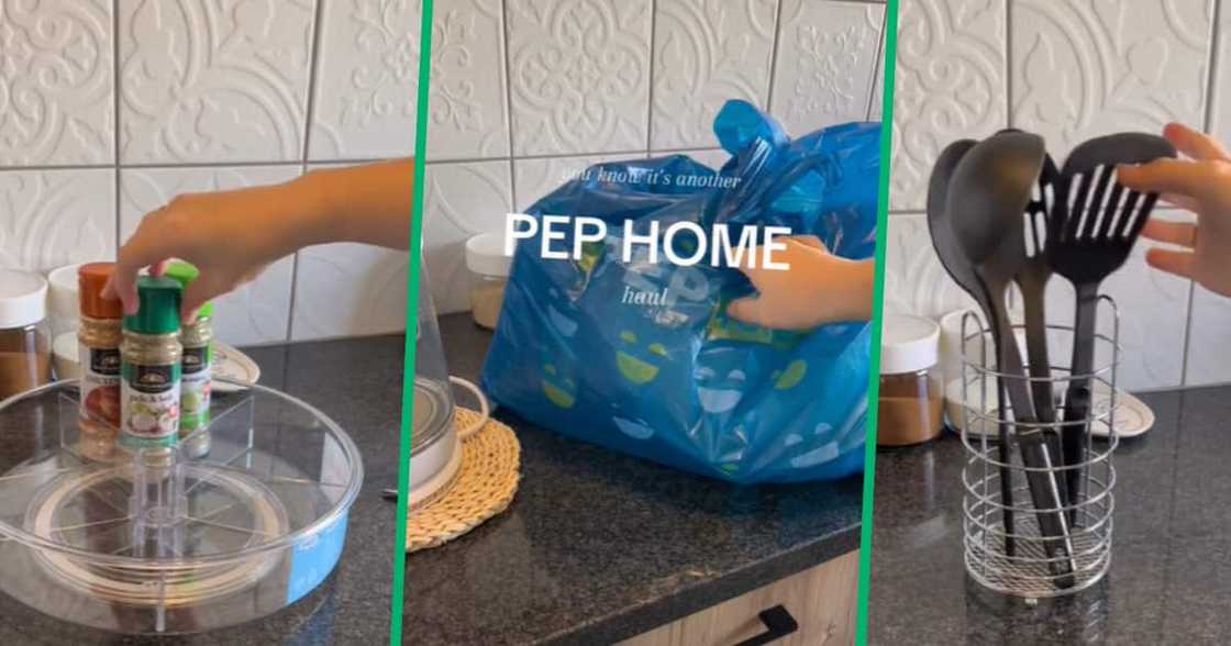 PEP Home haul, TikTok video, Mzansi