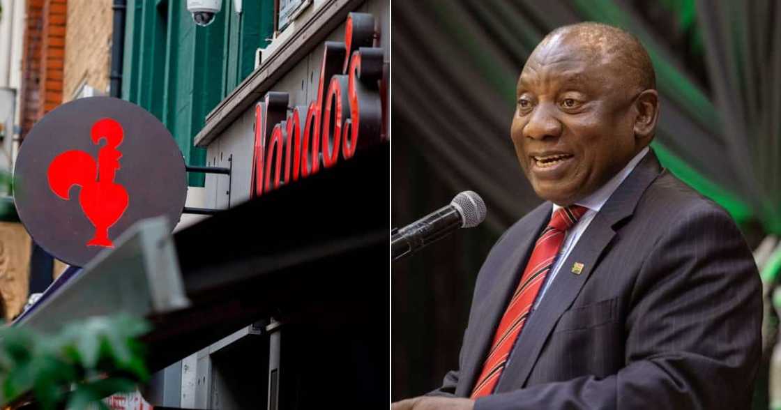 Nando's, Ramaphosa, iPad, Customer, Clap-back Nando's, Ramaphosa, iPad, Customer, Clap-back