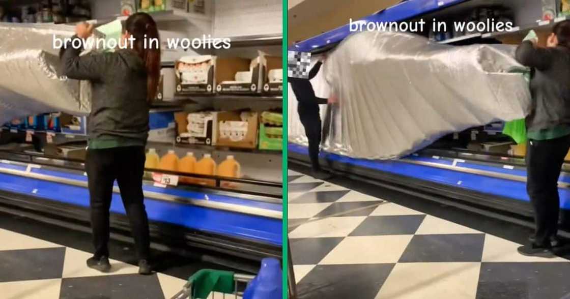 TikTok video of Woolworths in Scotland getting browncut