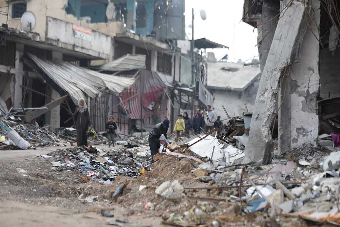 Demolished buildings