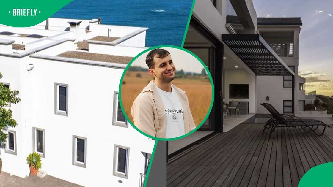 Properties along the coast of South Africa.