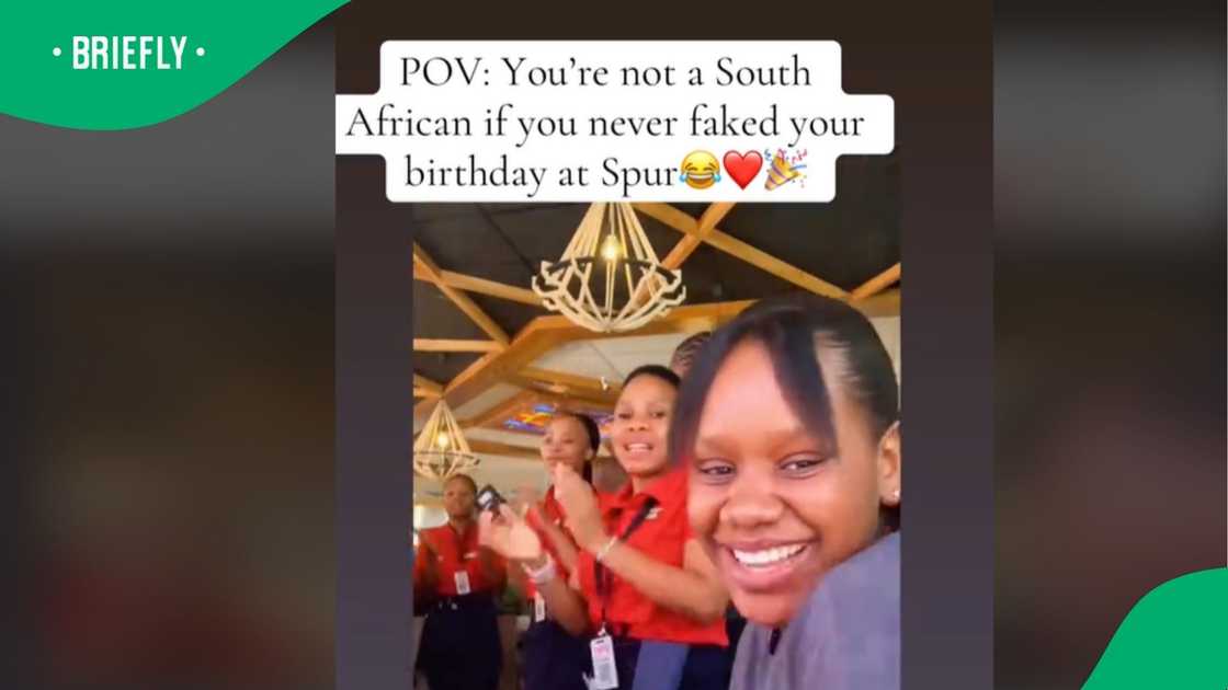 Woman's video pranking Spur staff that it's her birthday goes viral. Woman's video pranking Spur staff that it's her birthday goes viral.