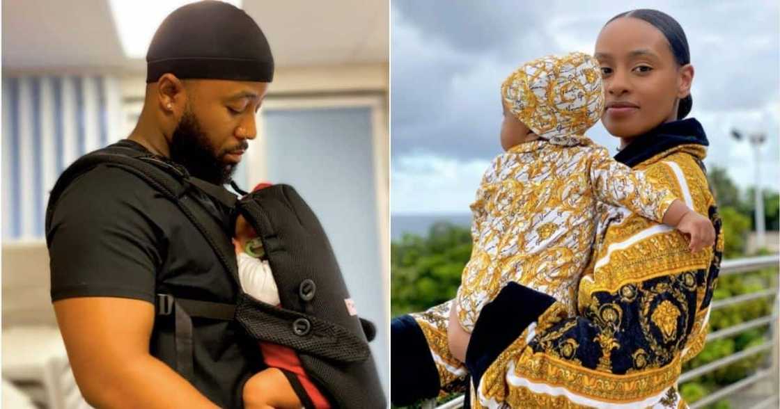 Cassper Nyovest, Thobeka Majozi, Khotso, baby girl Cassper Nyovest, Thobeka Majozi, Khotso, baby girl