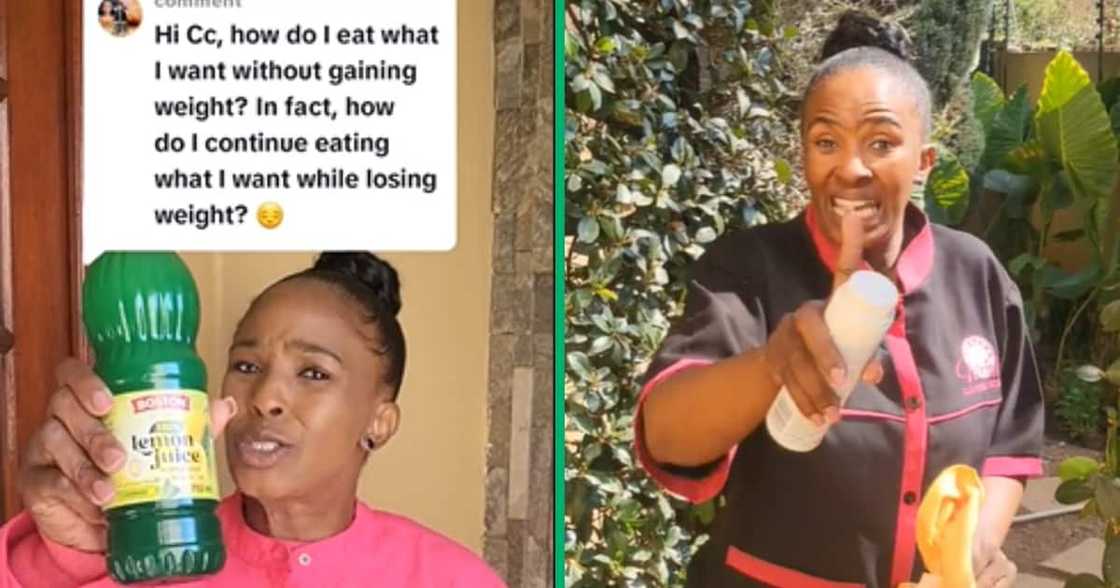 Weight loss, TikTok video, domestic worker, Mzansi