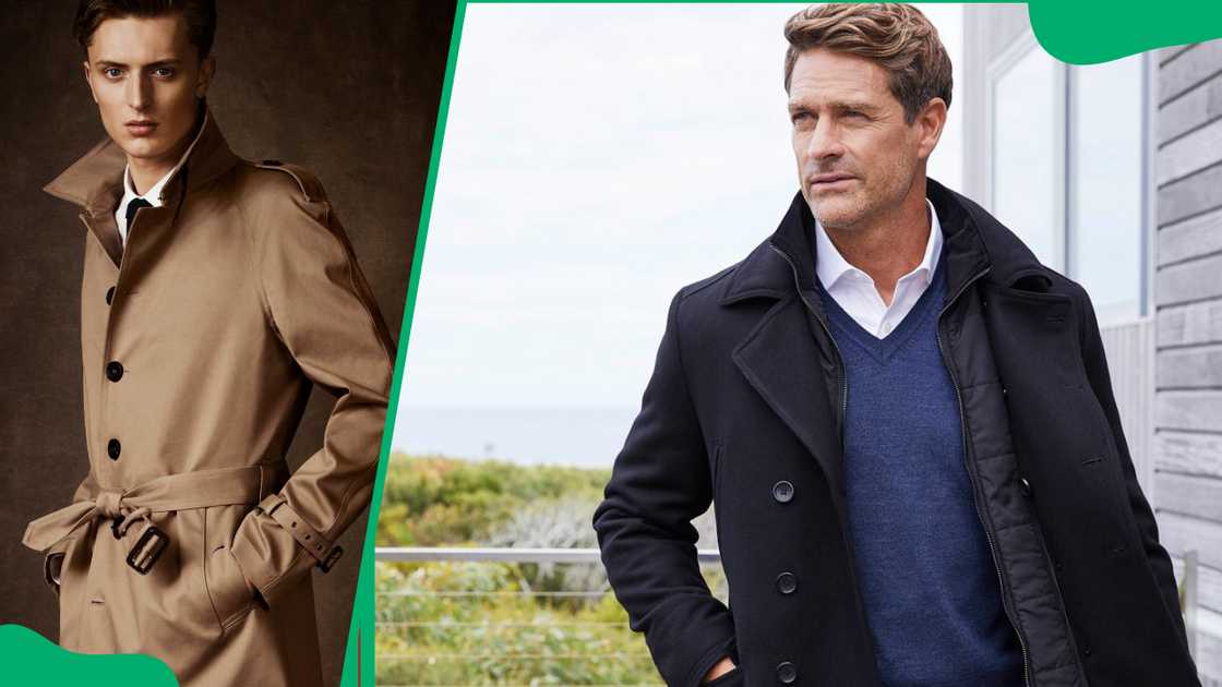 Single-breasted overcoats Single-breasted overcoats