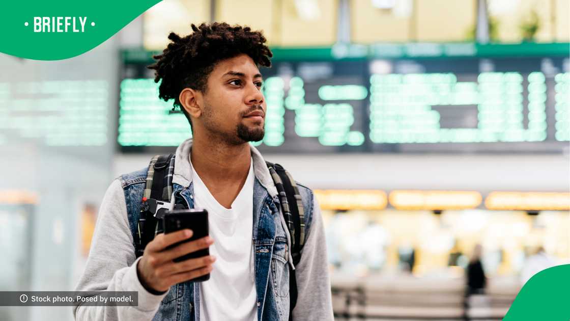 The man loves to travel around the world. The man loves to travel around the world.