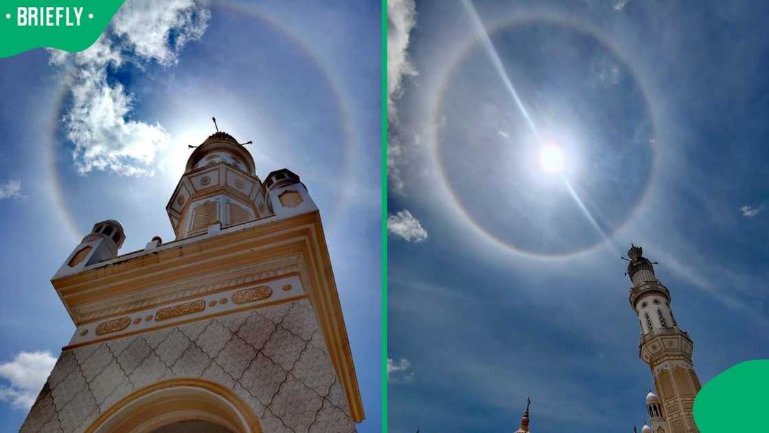A sun halo was spotted in KwaZulu-Natal. A sun halo was spotted in KwaZulu-Natal.