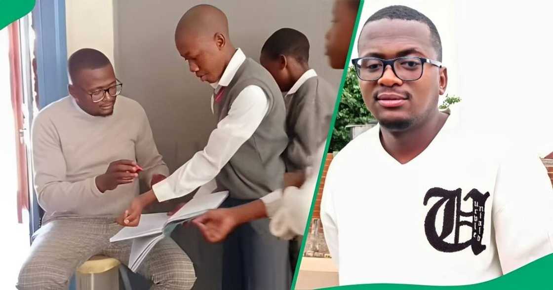 A TikTok video shows a teacher unveiling his discipline method. A TikTok video shows a teacher unveiling his discipline method.