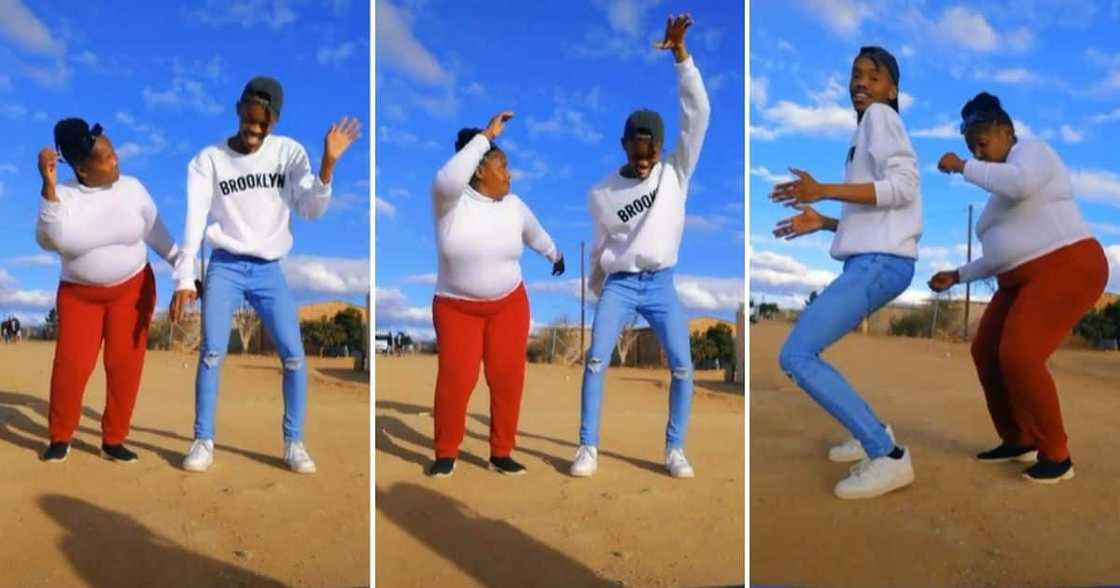 Titus Mokou and his mom dancing Titus Mokou and his mom dancing