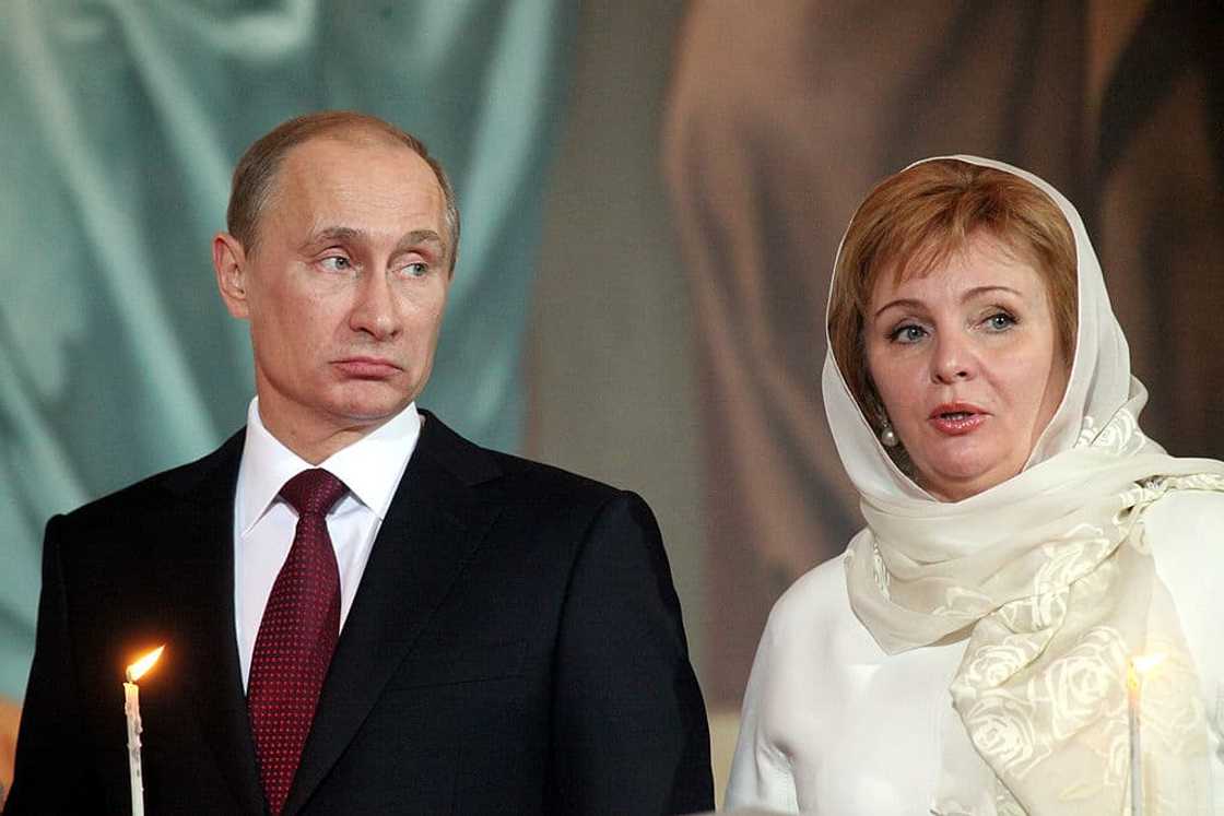 Vladimir Putin and Lyudmila Aleksandrovna Ocheretnaya.
Source: Sasha Mordovets/Getty Images.