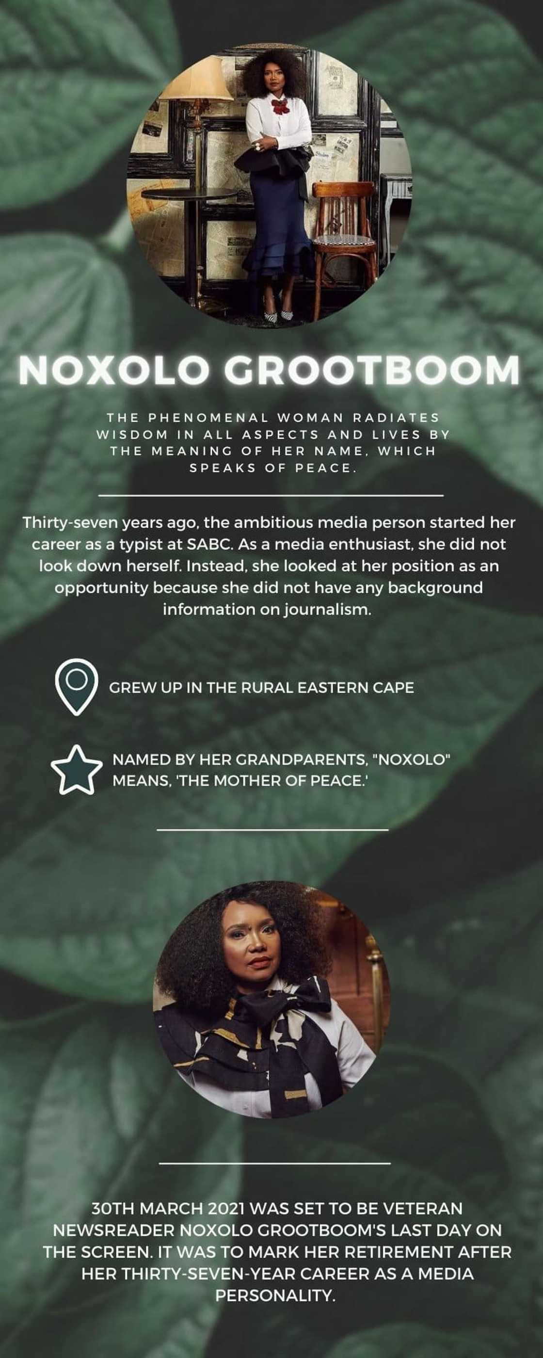 Noxolo Grootboom bio Noxolo Grootboom bio