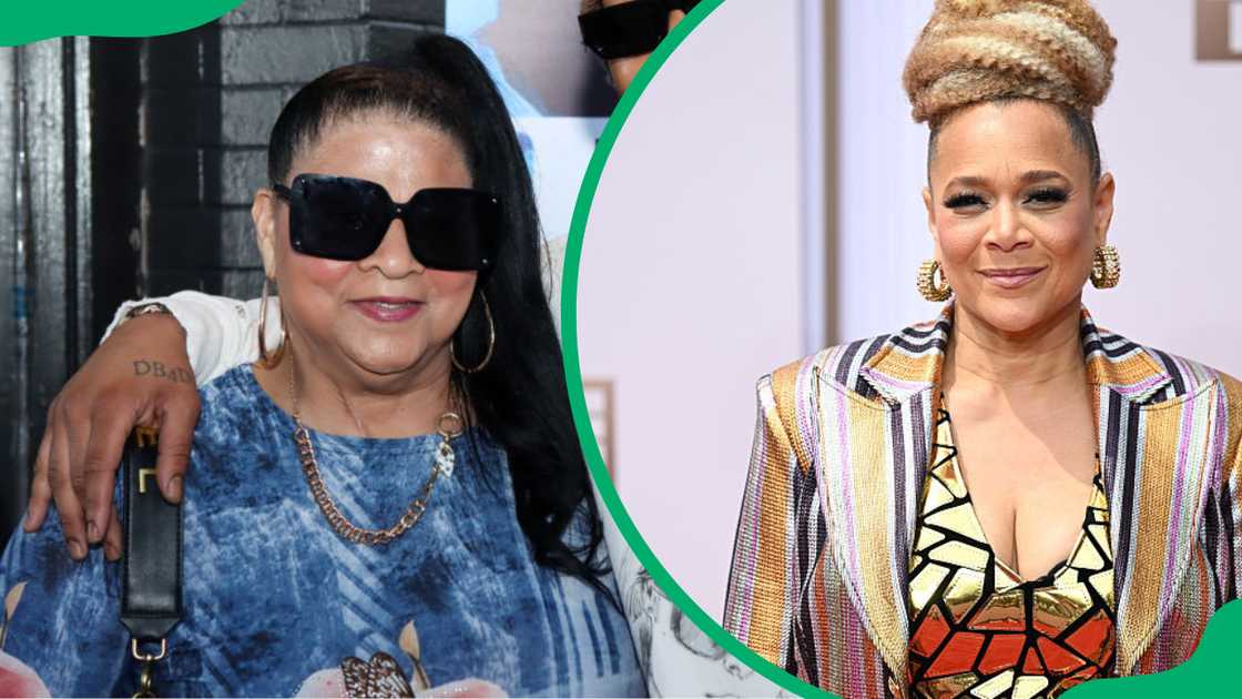 Lucille Flenory at the 2024 BMF watch party (L). Michole Briana White at the 2025 BET Awards (R) Lucille Flenory at the 2024 BMF watch party (L). Michole Briana White at the 2025 BET Awards (R)