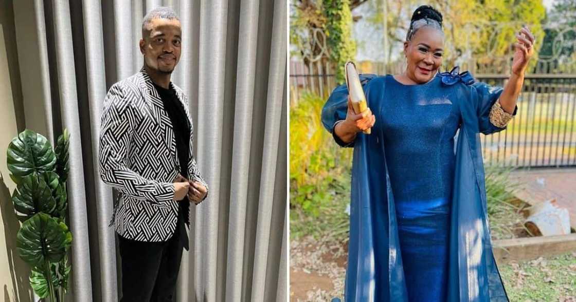 Connie Chiume and Mpho Popps Connie Chiume and Mpho Popps