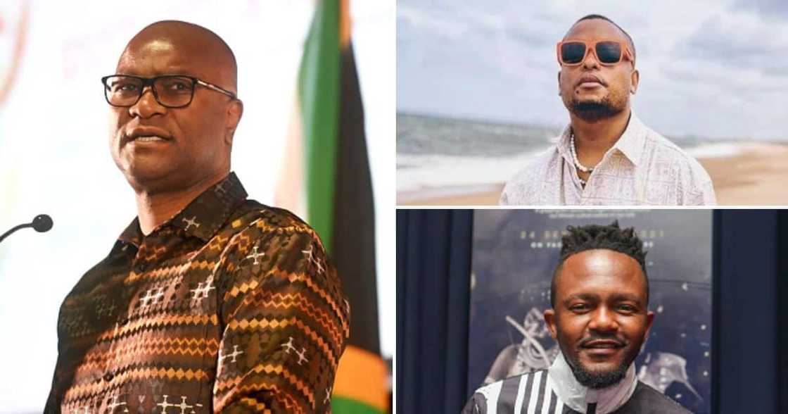 Nathi Mthethwa, Kwesta and K.O Nathi Mthethwa, Kwesta and K.O