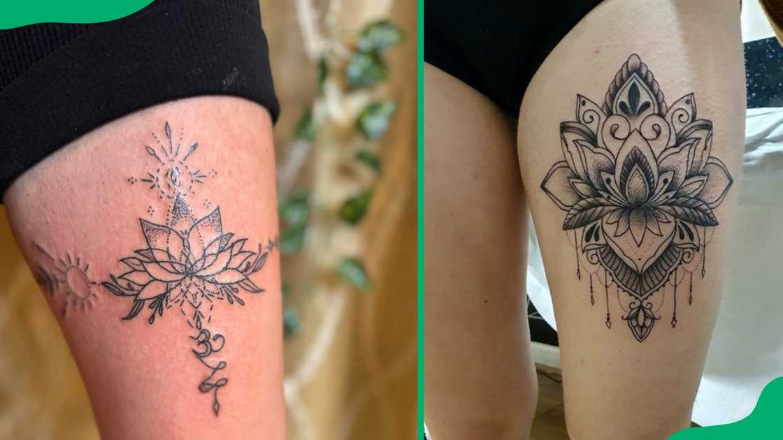 Lotus flower tattoo. Lotus flower tattoo.