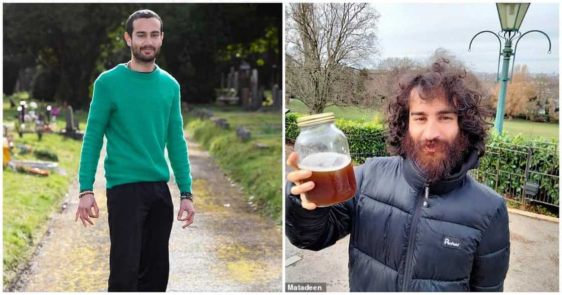 Harry Matadeen began drinking urine in 2016. Harry Matadeen began drinking urine in 2016.