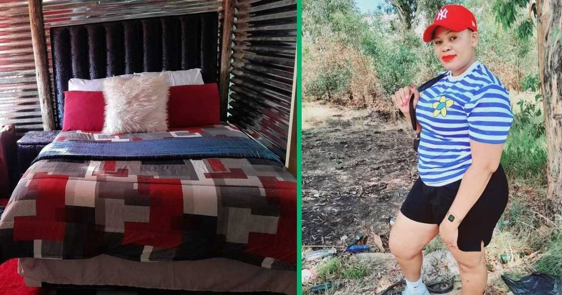 Nono Lechy is from Gauteng. She posted a photo of her bedroom online, with the space wowing many Nono Lechy is from Gauteng. She posted a photo of her bedroom online, with the space wowing many