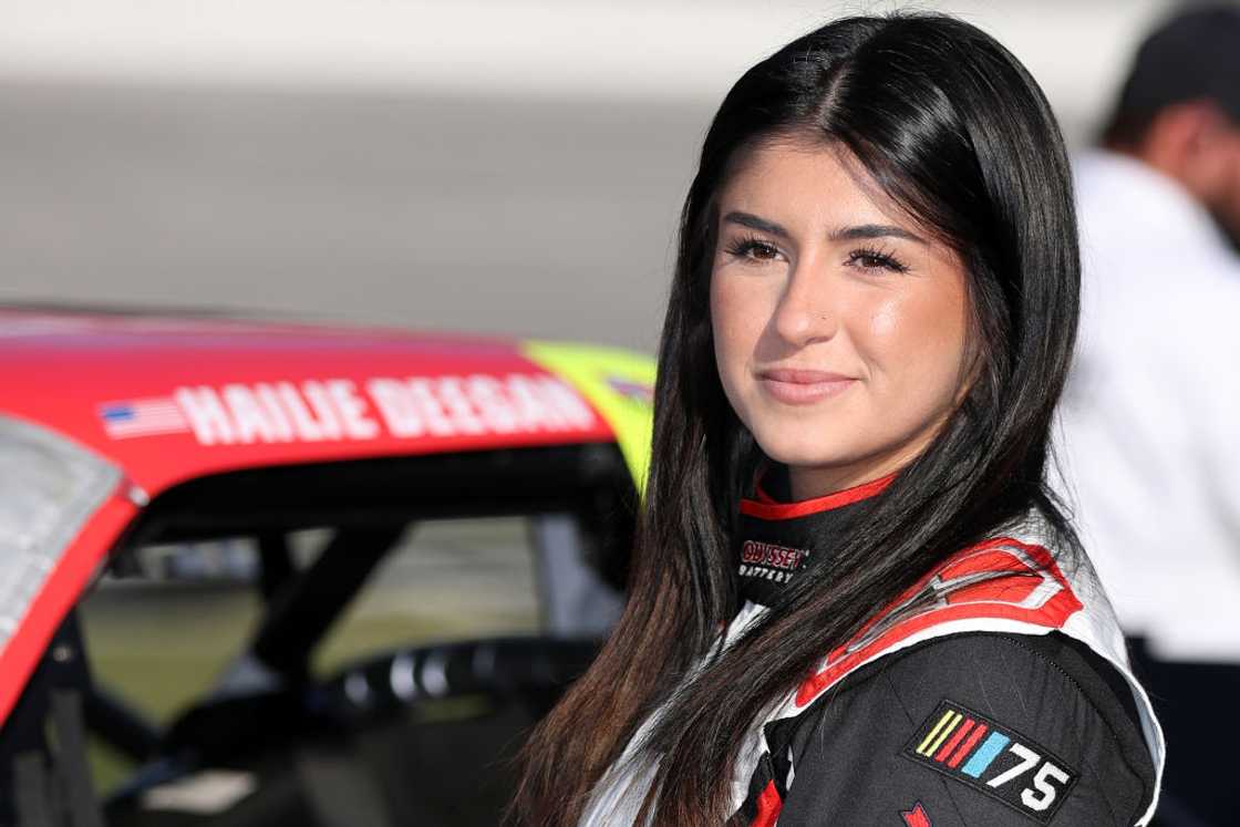 Hailie Deegan in Talladega, Alabama.