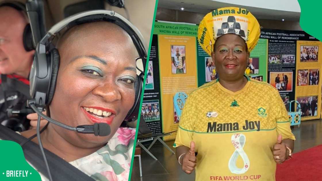 Mama Joy went to Morocco to watch Bafana Bafana Mama Joy went to Morocco to watch Bafana Bafana