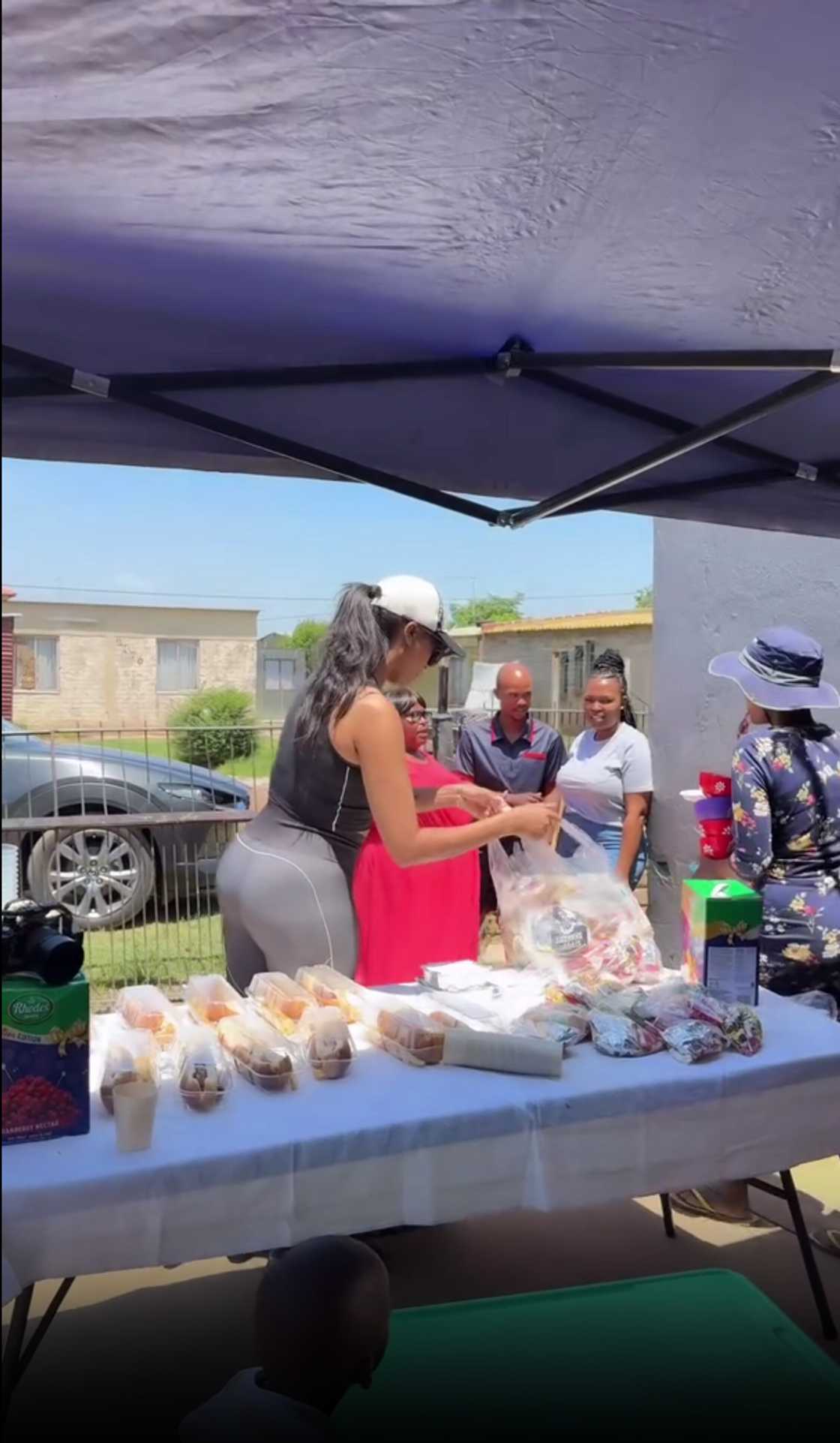 Nadia Nakai gives back to the community. Nadia Nakai gives back to the community.