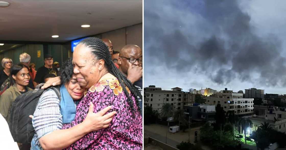 51 SA citizens were reunited with their families after being evacuated from Sudan 51 SA citizens were reunited with their families after being evacuated from Sudan