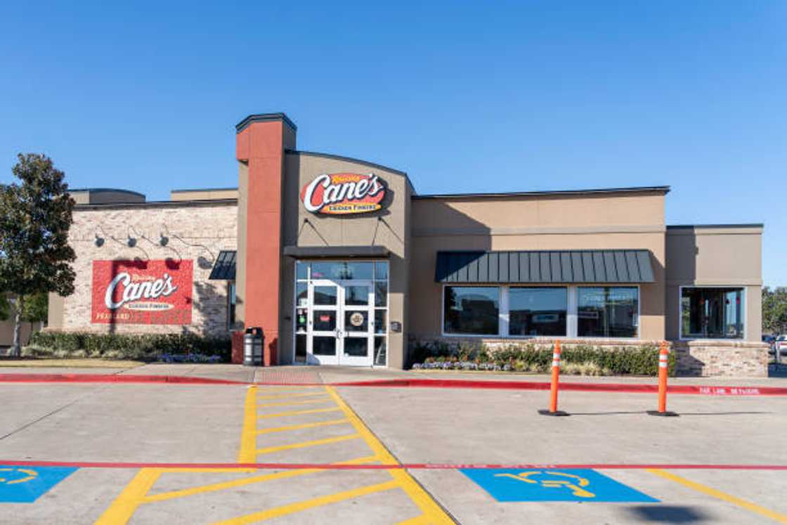 A Raising Cane's Chicken Fingers Restaurant