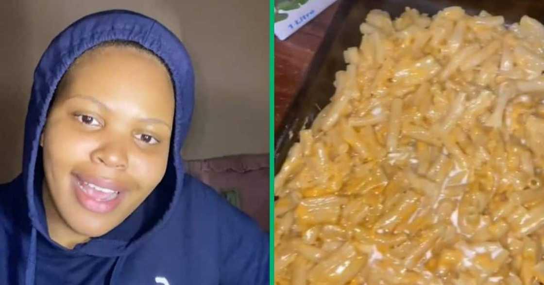 TikTok video of mac and cheese